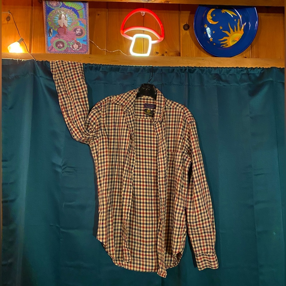 Beige flannel